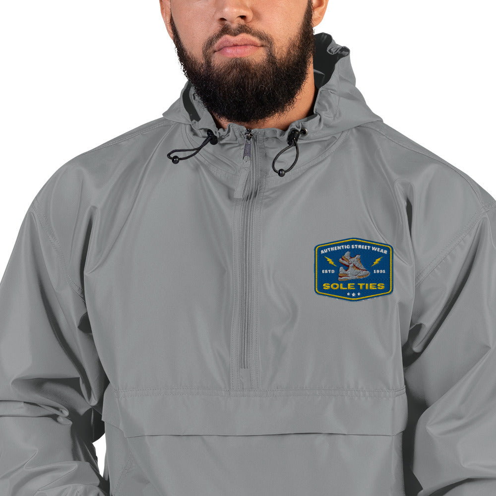 Sole Ties Embroidered Logo Champion Jacket