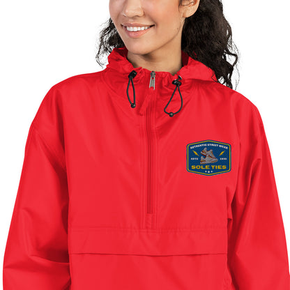 Sole Ties Embroidered Logo Champion Jacket