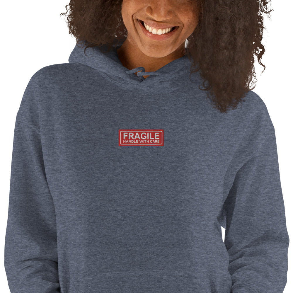 "Fagile" Embroidered Hoodie