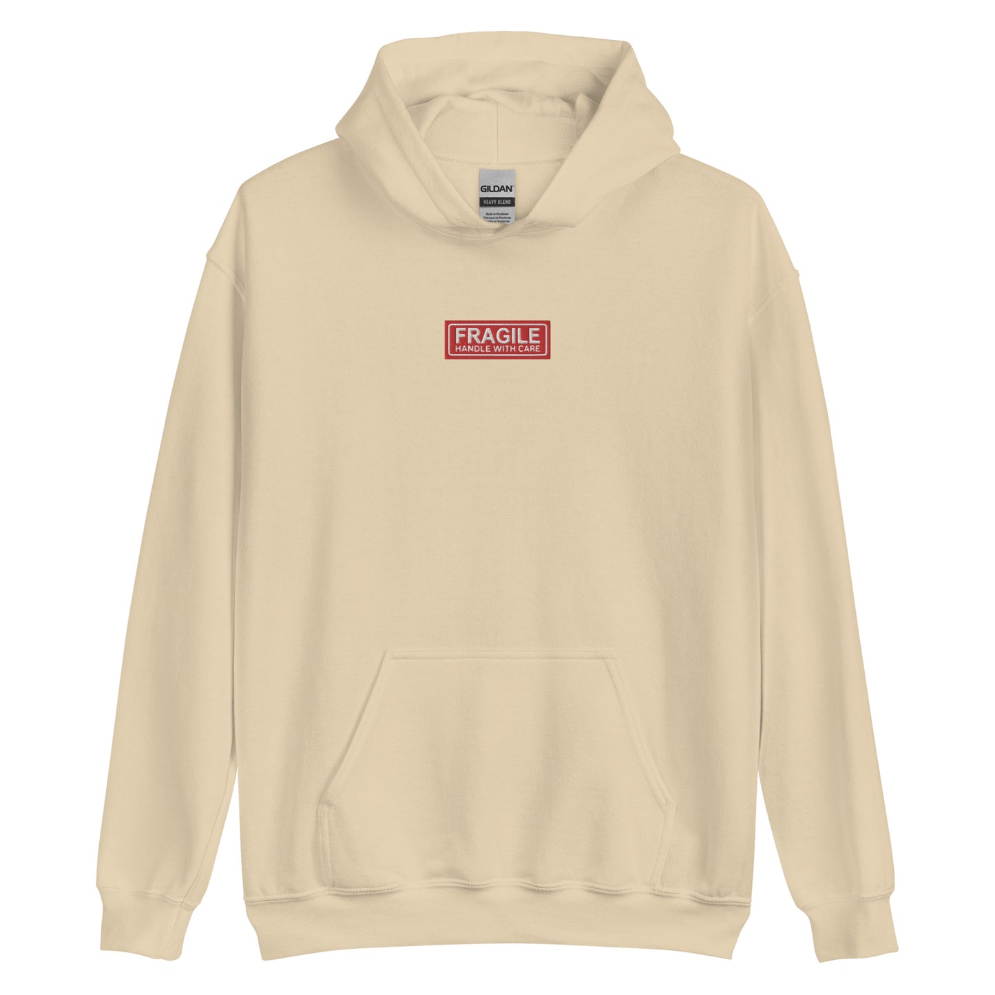 "Fagile" Embroidered Hoodie