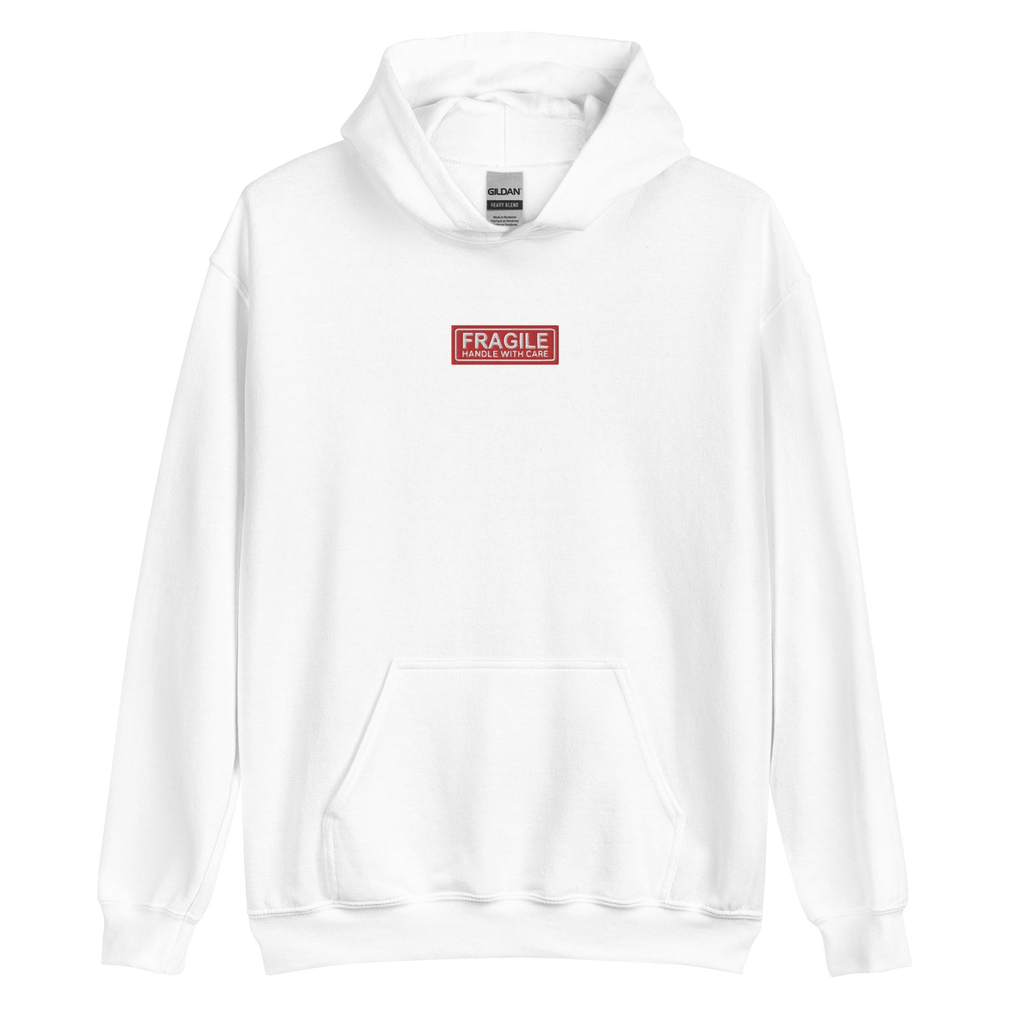 "Fagile" Embroidered Hoodie